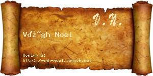 Végh Noel névjegykártya